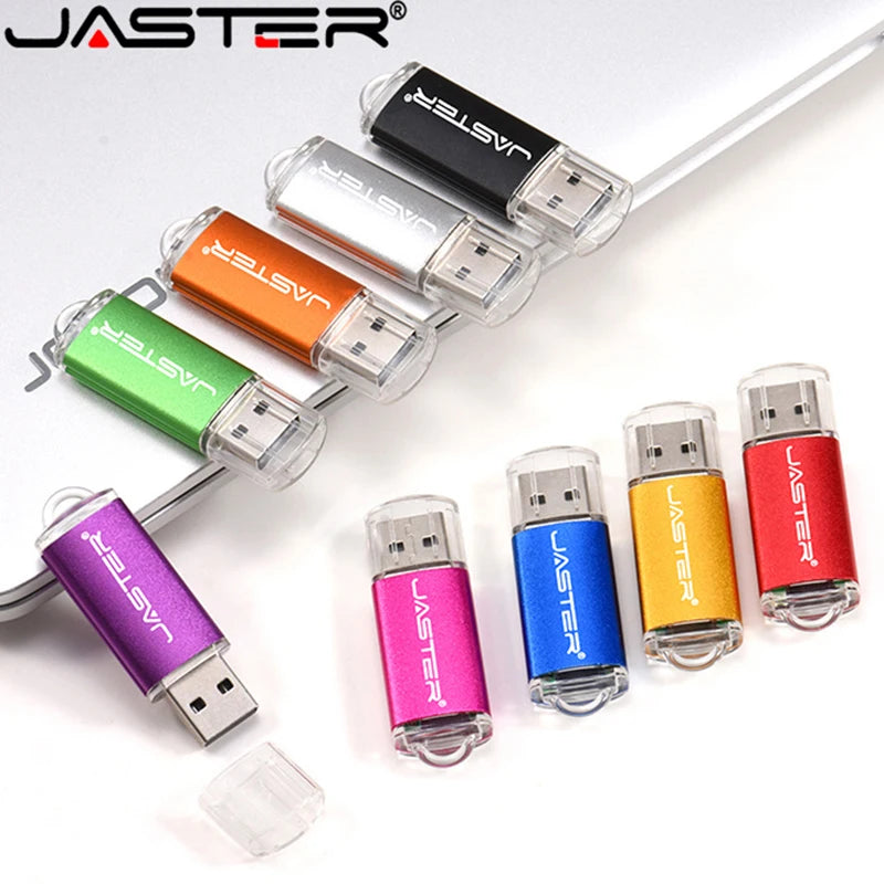 Fashionable USB 2.0 Flash Drive with Key Chain - 4GB to 128GB