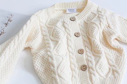 Baby Girls Cardigan Knitted Sweater