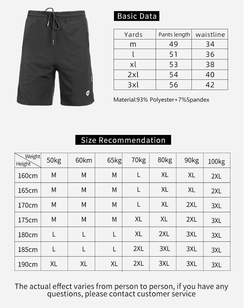 Unisex Exercise Gym Shorts - Spandex Breathable Outdoor Sports