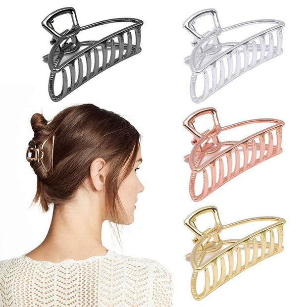 Chic Hollow Metal Hair Claw