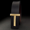 Black gold buckle
