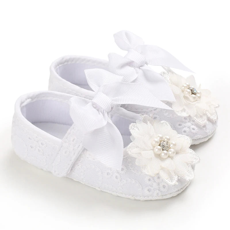 Pearl Flower Princess Sandals for Girls