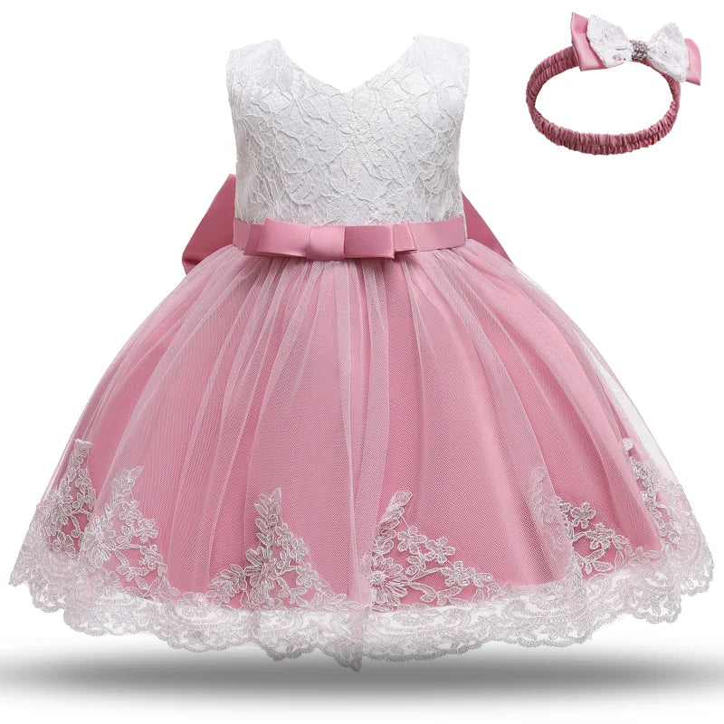 Newborn Baby Girl Lace Dresses