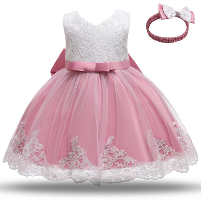 Newborn Baby Girl Lace Dresses