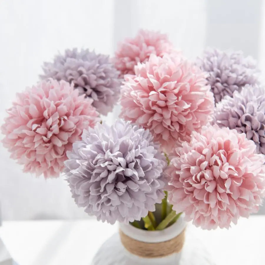 Fleurs de mariage de chrysanthème en soie - Décoration intérieure