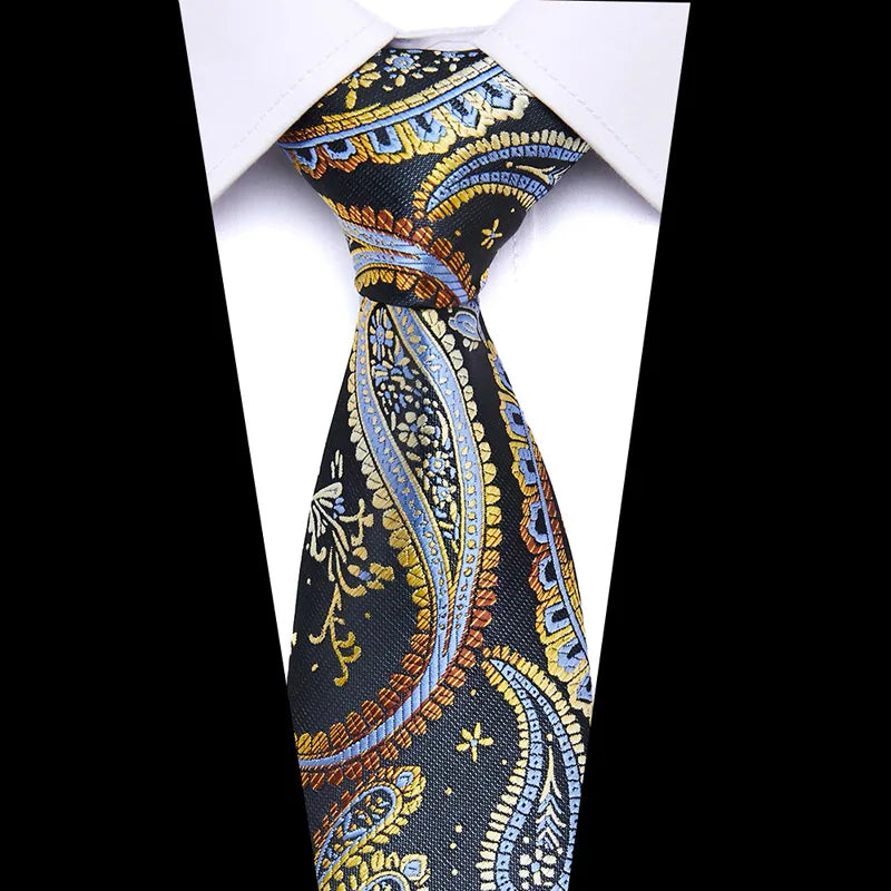 Dark Blue 8cm Fashion Tie Wedding Luxury Gift