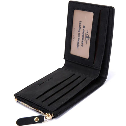 Mini Slim Men's Wallet with Coin Pocket