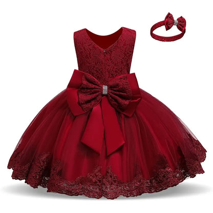 Newborn Baby Girl Lace Dresses