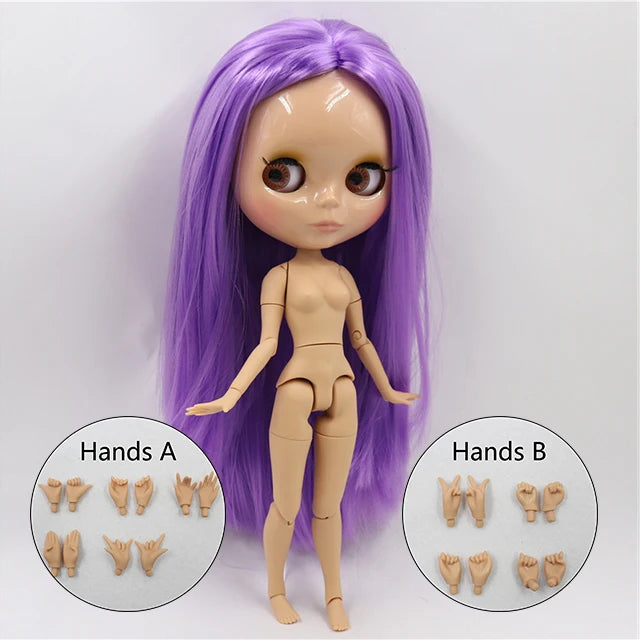 1/6 BJD Tan Skin Jointed Doll 30cm