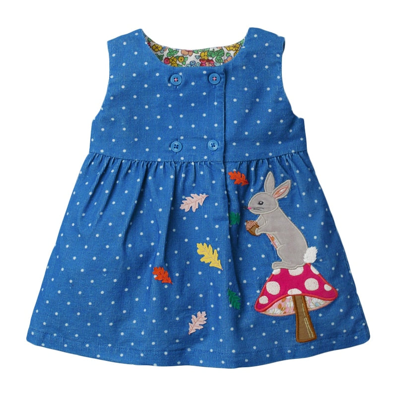 Robe d'été lapin mignon 2-7 ans