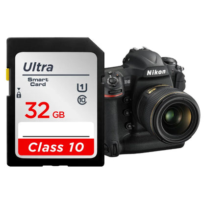 Cartes SD d'origine pour appareil photo - Classe 10, U1/U3
