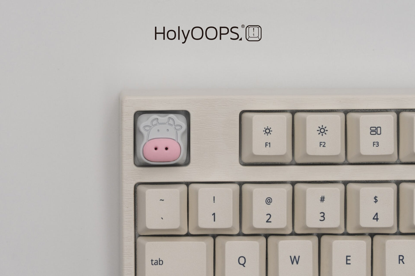 Cute Cows Artisan Keycap 🐄🌸