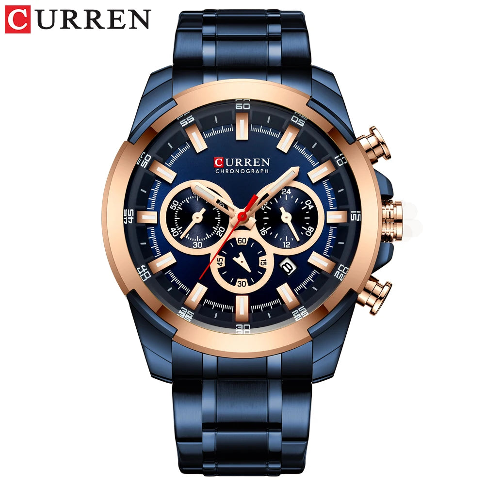Luxury CURREN Quartz Men's Watch