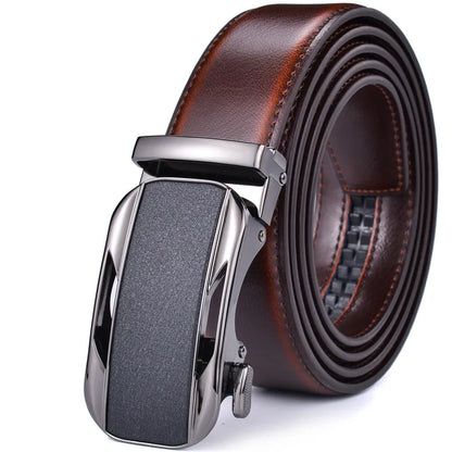 Ratchet Genuine Leather Belt Set