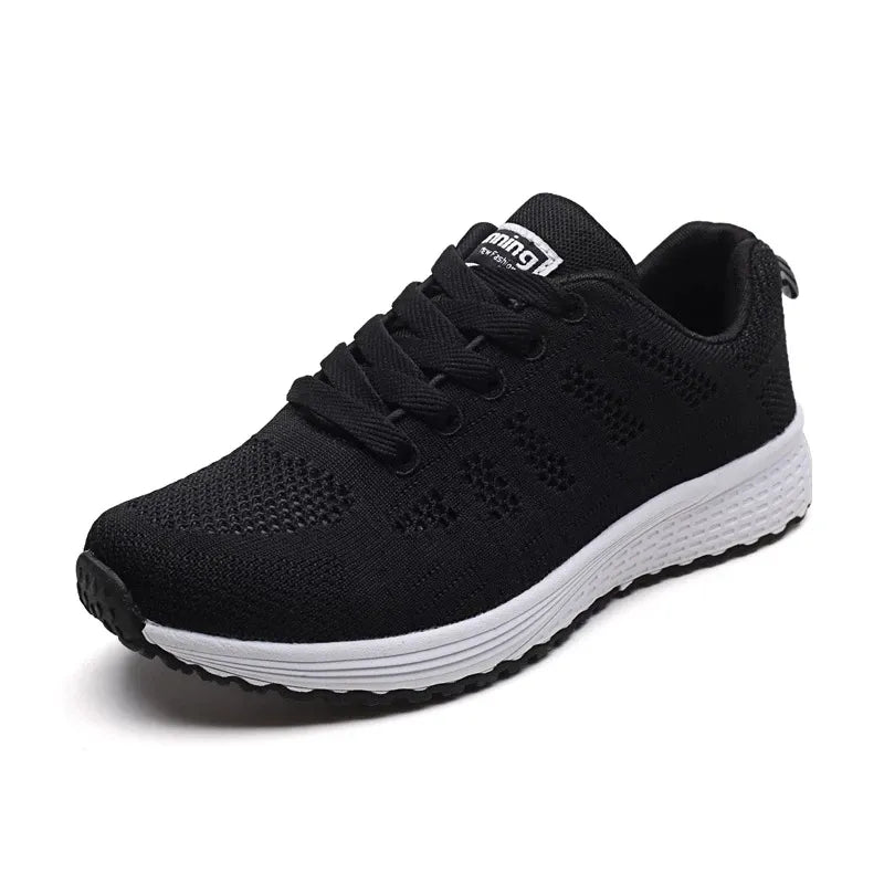 Women Casual Breathable Mesh Flat Sneakers