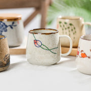 Japanese Retro Style Ceramic Coffee Mug