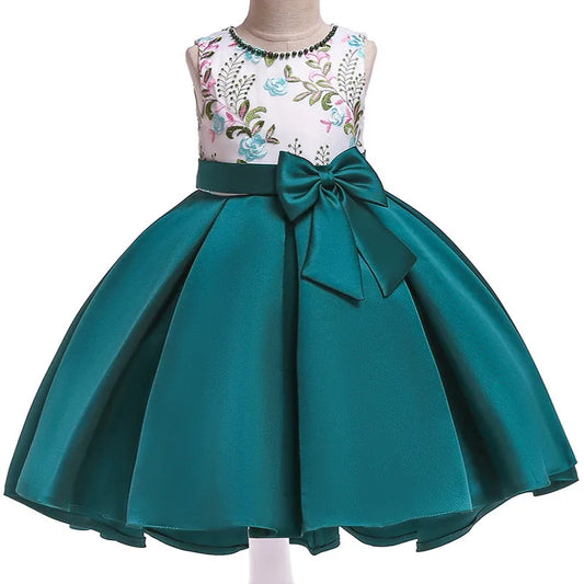 3-10 Years Kids Christmas Party Dresses For Girls