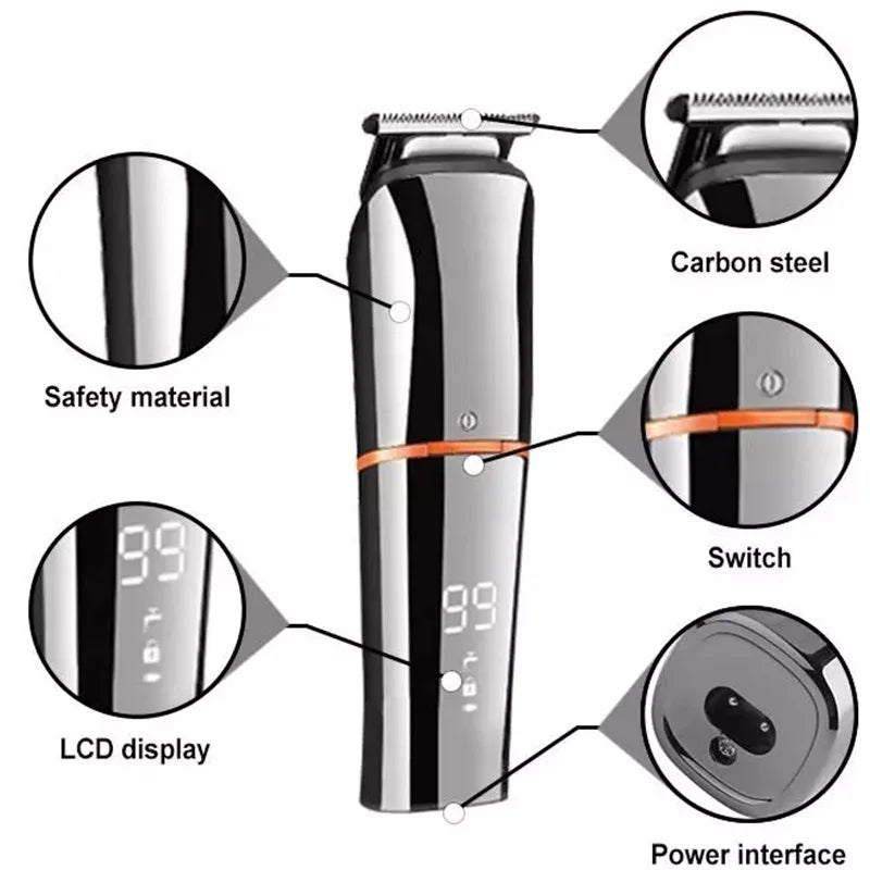 Tondeuse multi-cheveux rechargeable 11 en 1 pour hommes