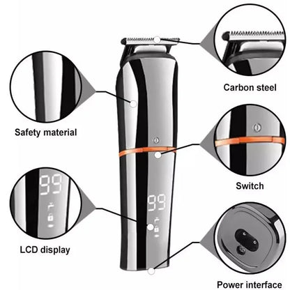 Tondeuse multi-cheveux rechargeable 11 en 1 pour hommes