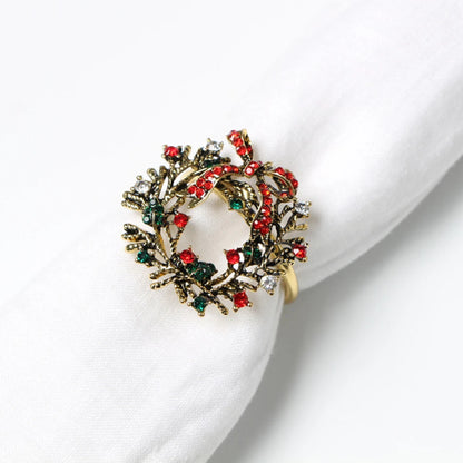 4PCS Christmas Tree Napkin Ring