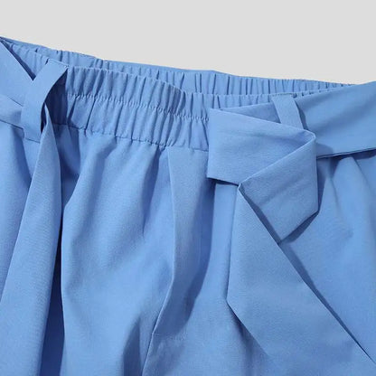 Men's Drawstring Harem Trousers