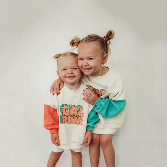 Herbstliches Baby-Sweatshirt-Set