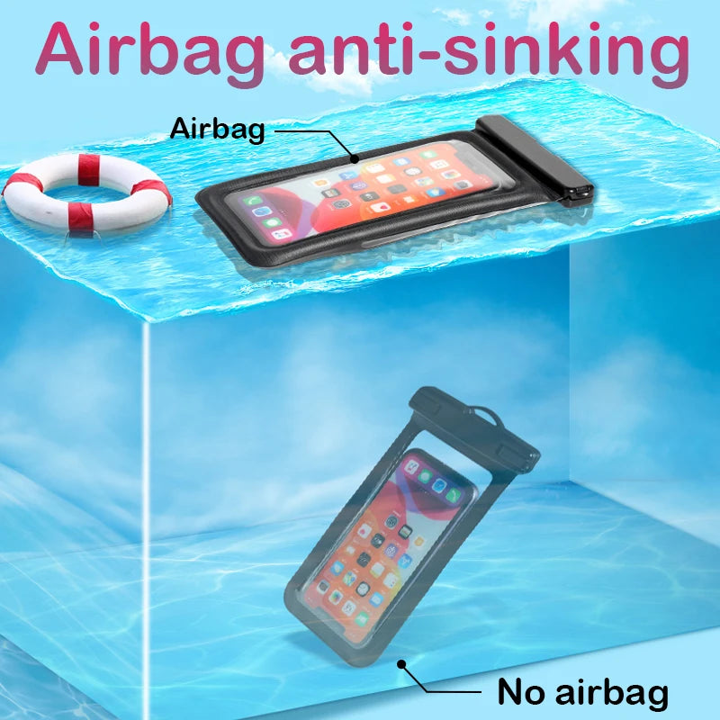 Waterproof Floating Swim Bag Phone Case for Various Devices