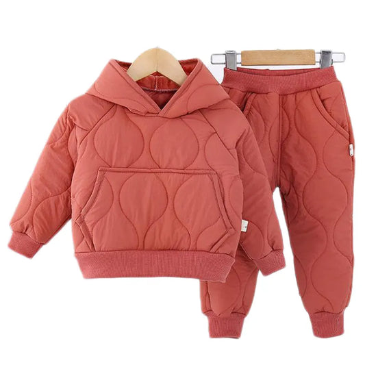 Costume en velours pour filles, automne et hiver