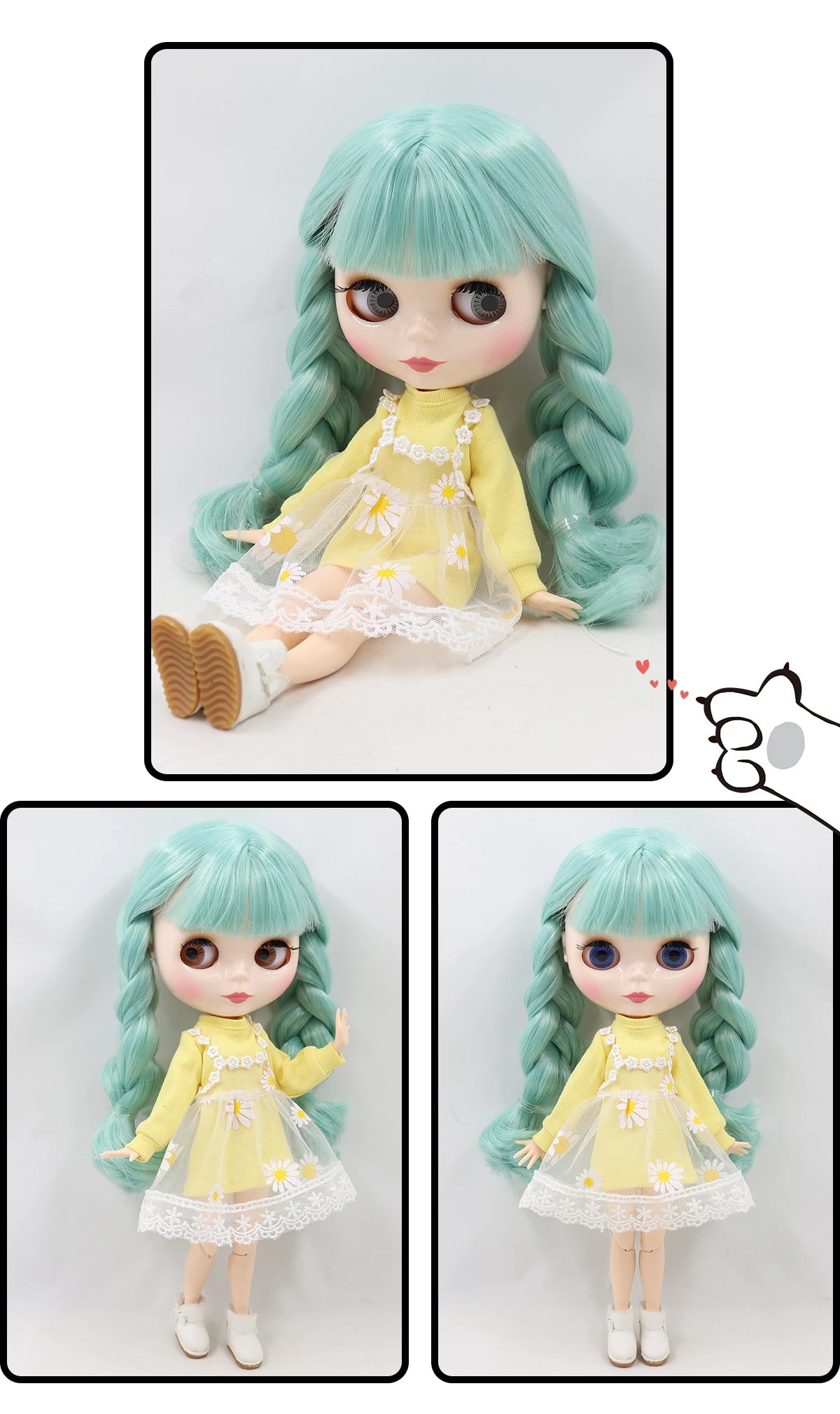 1/6 BJD Doll 30cm Jointed Body