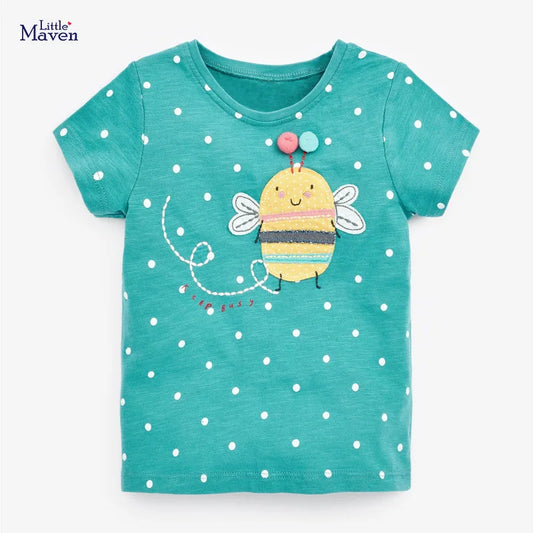 T-shirt à manches longues pour filles de dessin animé Licorne