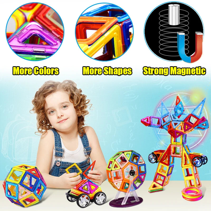 Magnetic Building Blocks Big Size and Mini Size