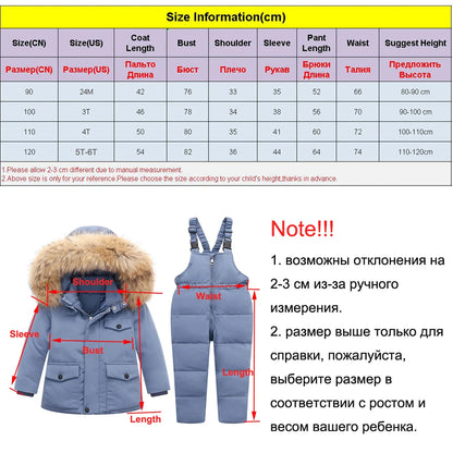 Real Fur Hooded Baby Winter Set