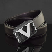 Luxury Letter Design Men's Leather Belt