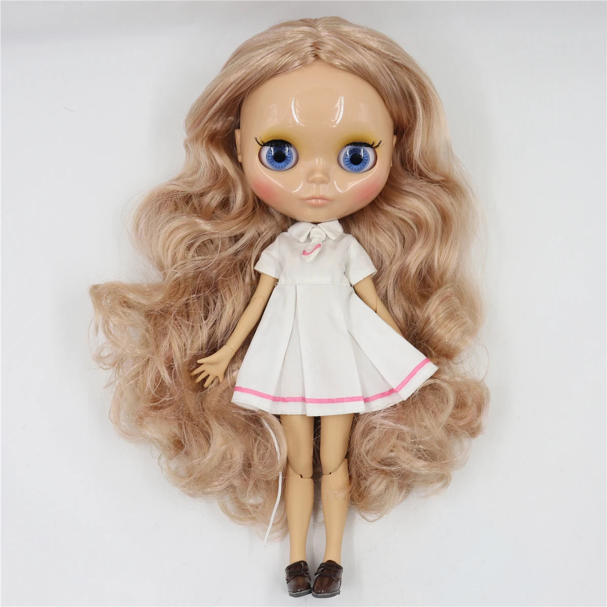 1/6 BJD Gelenkpuppe mit hellbrauner Haut, 30 cm