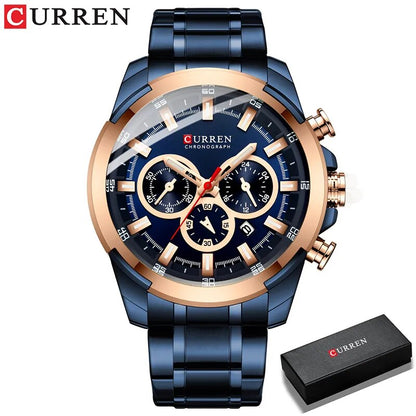 Luxury CURREN Quartz Men's Watch