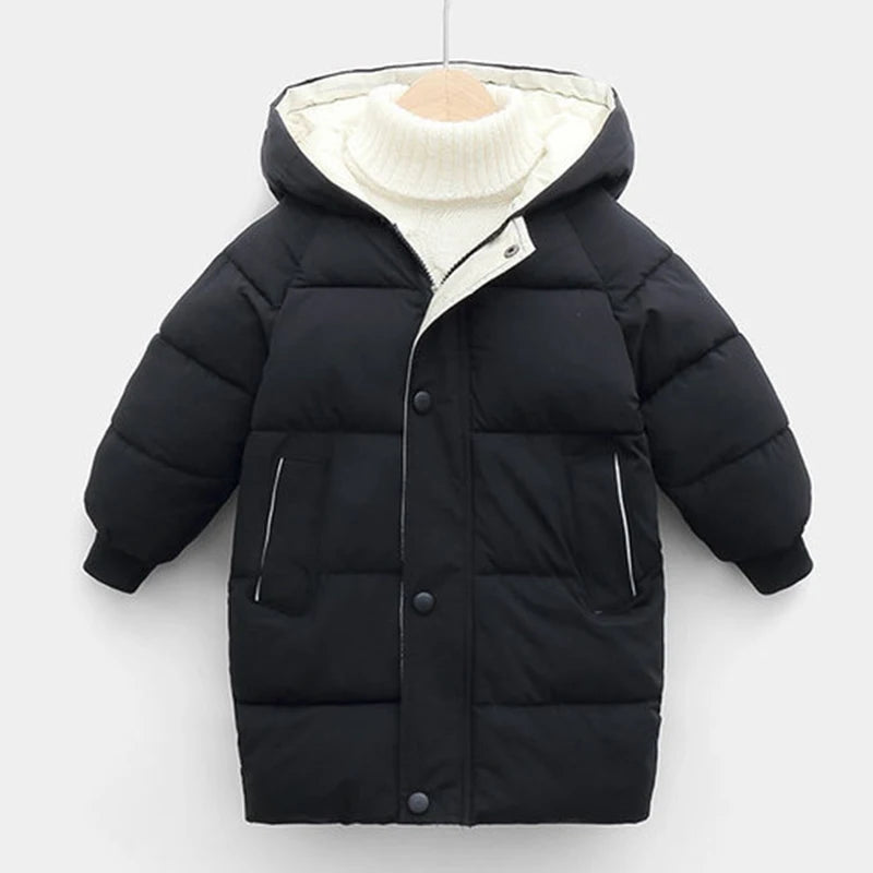 Kids' Coats for Winter Outerwear Fashion Warm Hooded Snowsuits