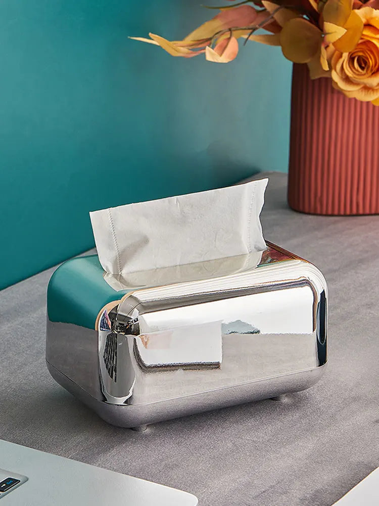 Golden Kitchen Tissue Box Holder