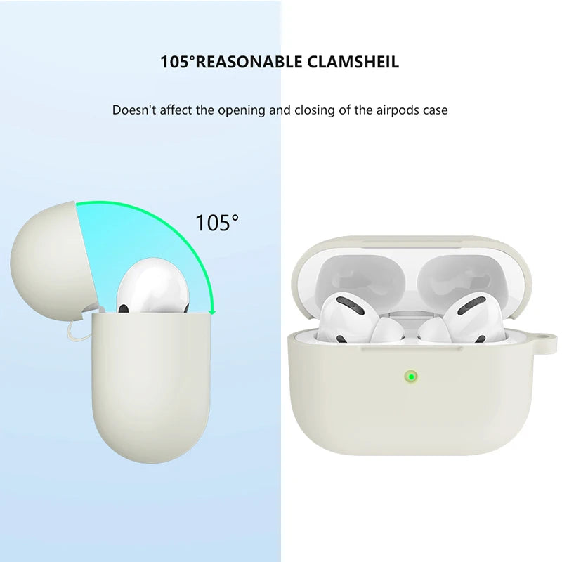 Étui en silicone pour AirPods - Étui pour écouteurs Bluetooth sans fil Pro