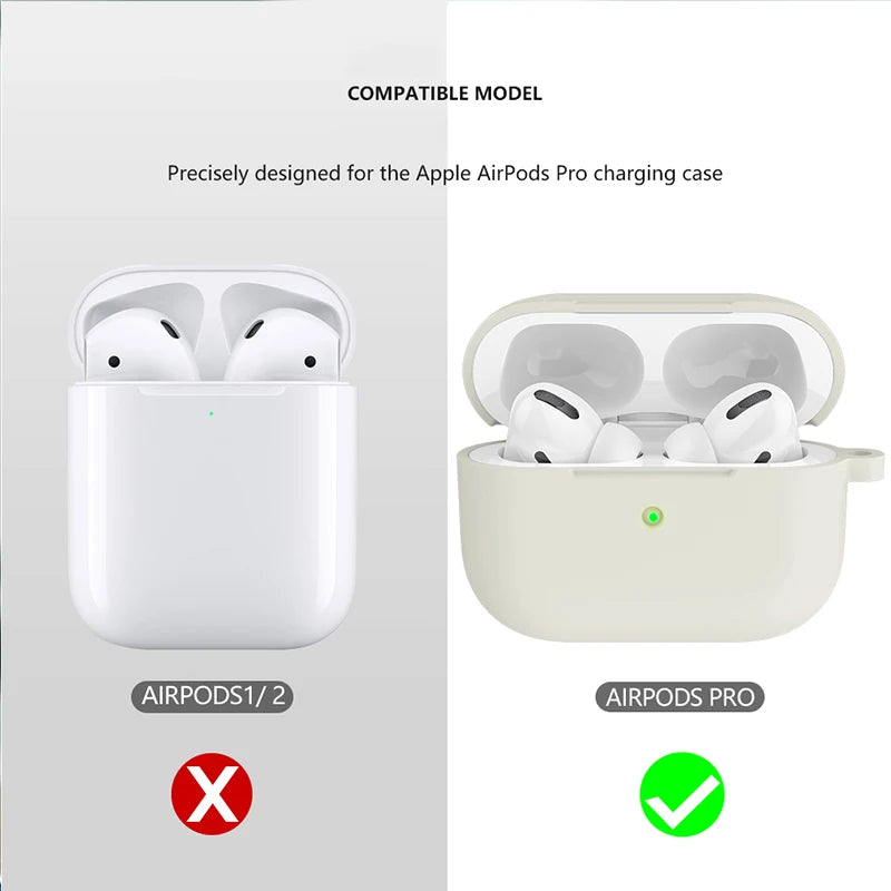 Étui en silicone pour AirPods - Étui pour écouteurs Bluetooth sans fil Pro