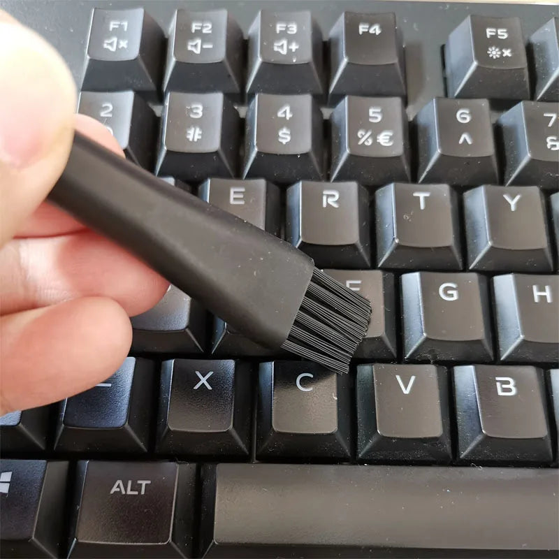 6-in-1 schwarzes Tastatur-Reinigungsbürsten-Set – antistatischer Laptop-Reiniger