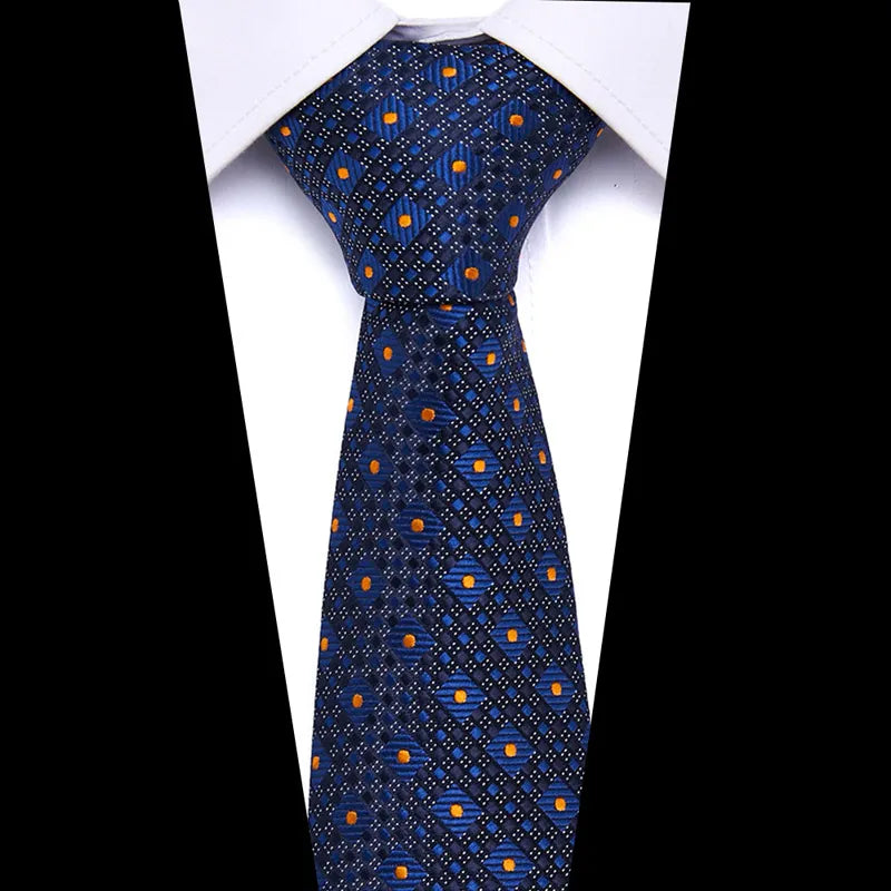 Dark Blue 8cm Fashion Tie Wedding Luxury Gift