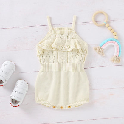 Summer Newborn Baby Girls Rompers Jumpsuits