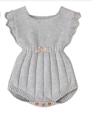 Newborn Baby Clothes 0-18m Solid Sleeveless