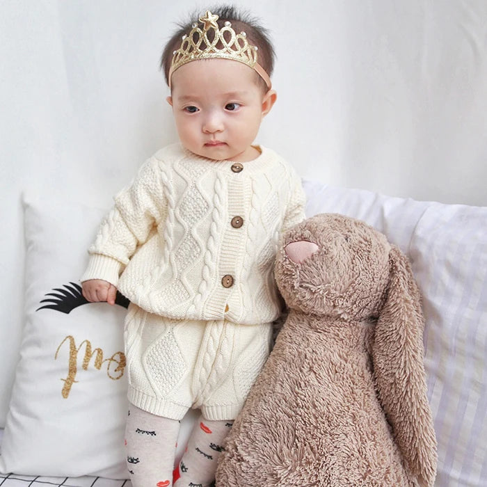 Baby Girls Cardigan Knitted Sweater