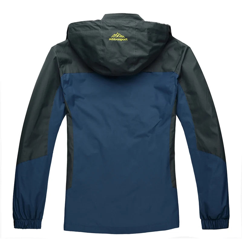 Veste de randonnée imperméable pour homme – Coupe-vent de randonnée d'automne