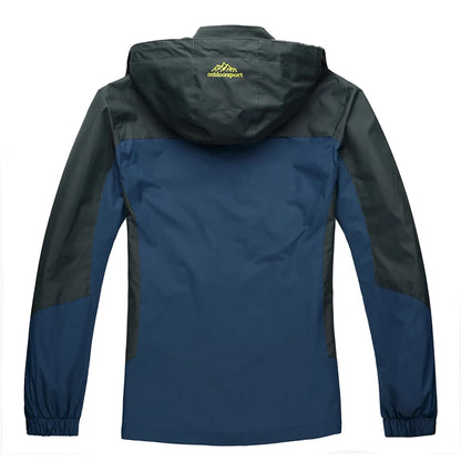 Veste de randonnée imperméable pour homme – Coupe-vent de randonnée d'automne