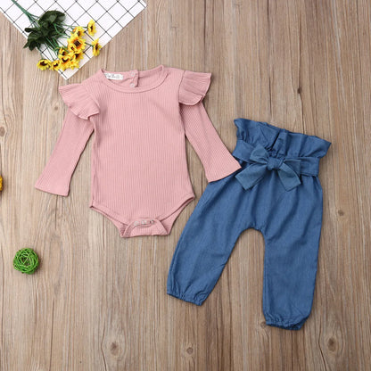 Tenue 2 pièces d'automne pour bébé fille