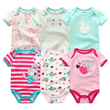 Frühlings-Herbst-Baby-Bodys aus 100 % Baumwolle, langärmlig