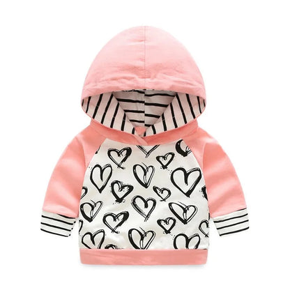Cute Infant Hooded Sweatshirt Set