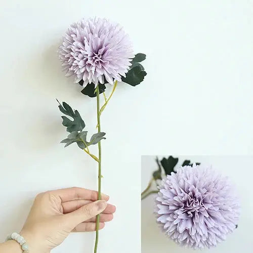 Silk Dandelion Flower Ball Bouquet - Artificial Home Garden